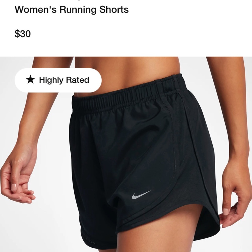 Nike dry fit shorts, black size XL